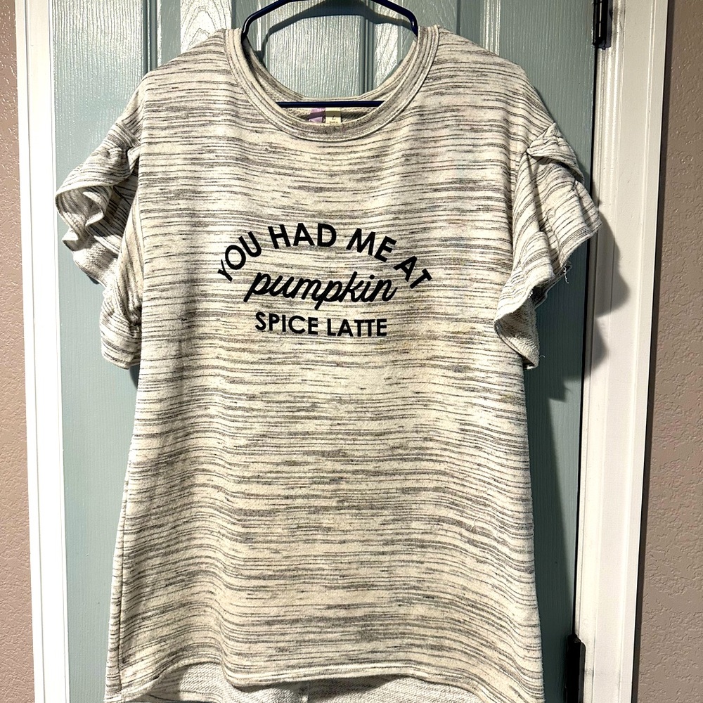 Boutique purchased pumpkin spice latte top